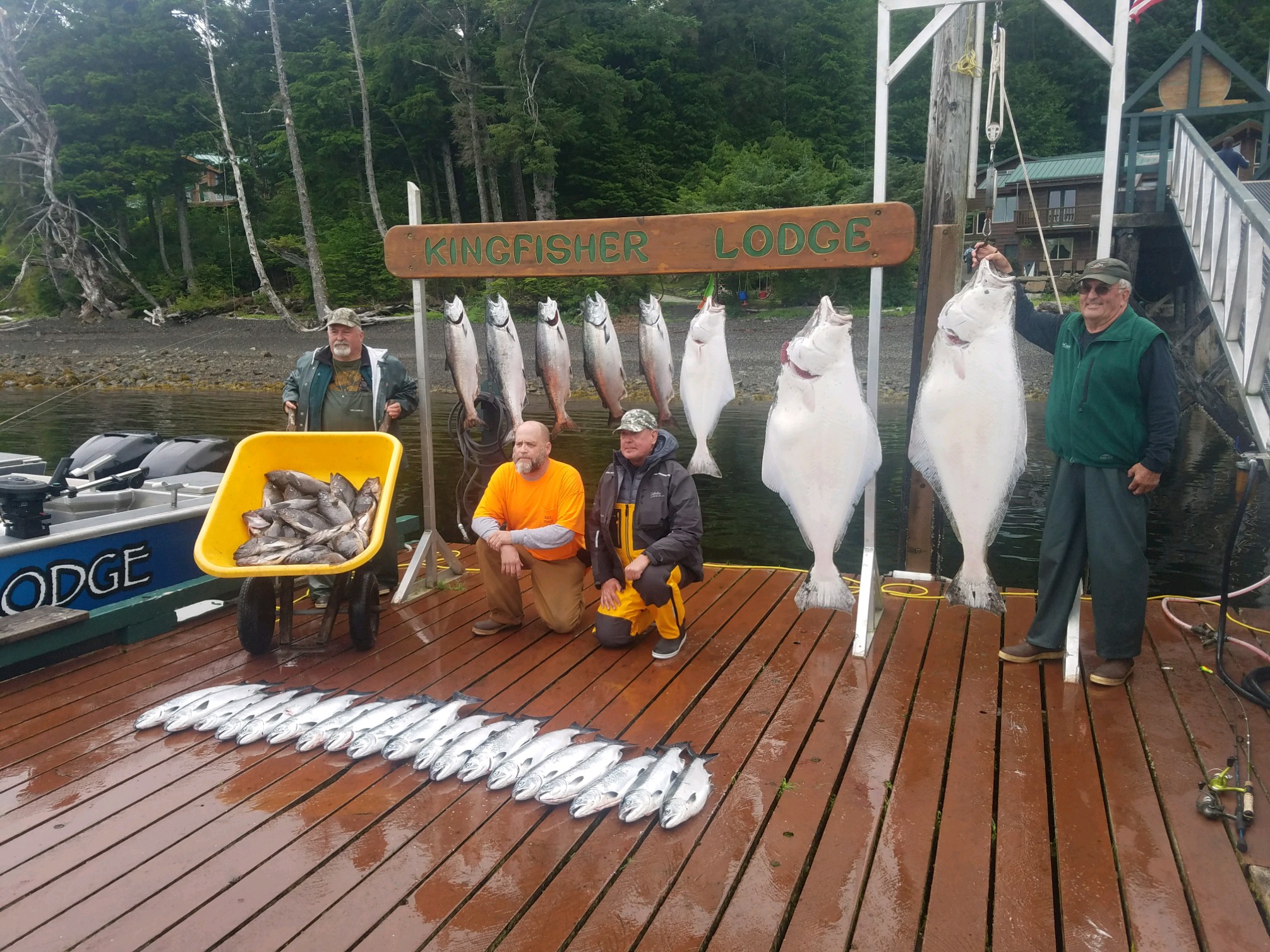 Craig Alaska sport fishing report for Kingfisher Lodge July 23rd, 2020. Kingfisher Lodge
